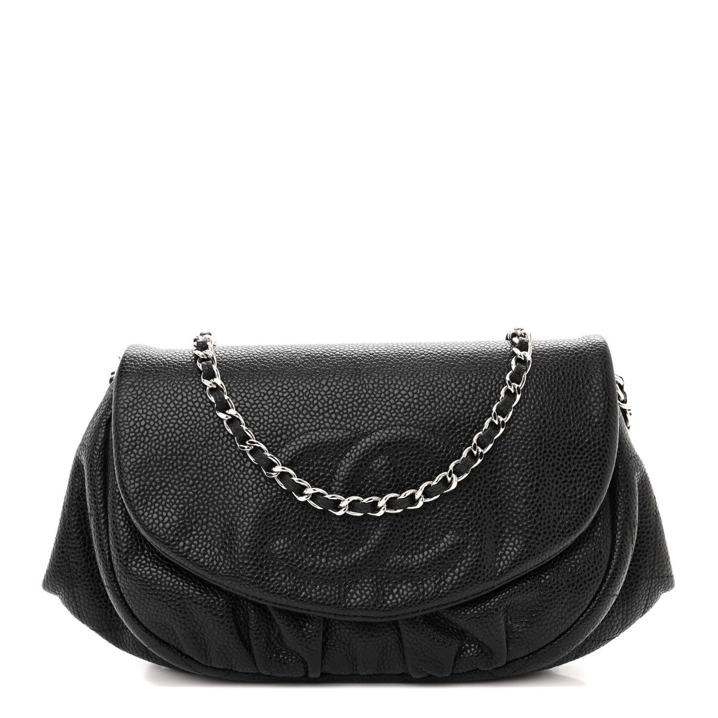 Caviar Half Moon Wallet On Chain WOC Black