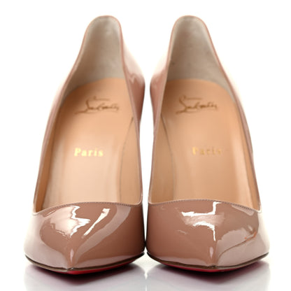 Christian Louboutin Patent Pigalle Follies 100 Pumps 39 Nude 2 of 5