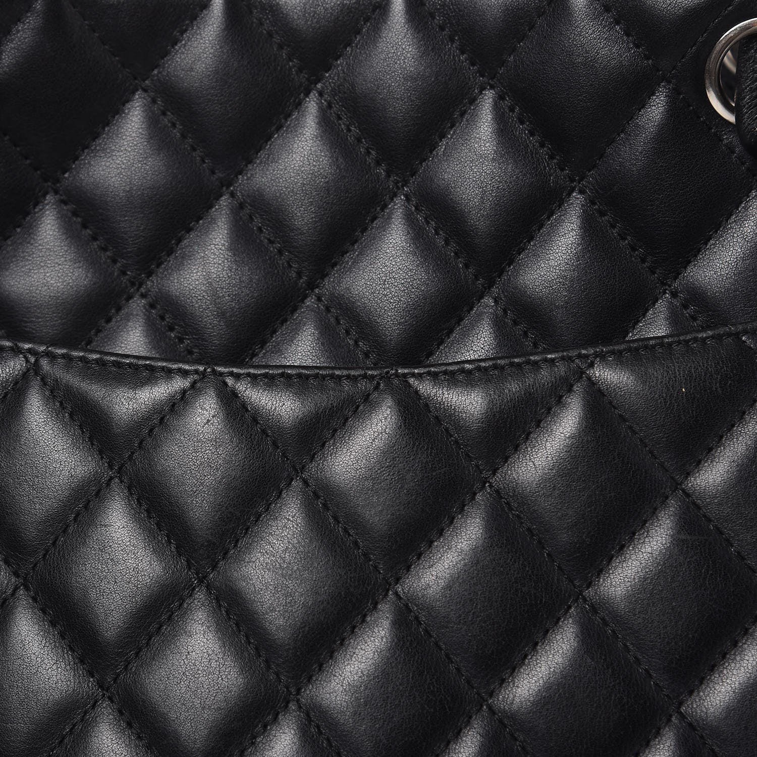 Chanel Calfskin Quilted Large Cambon Tote Black 13 of 16