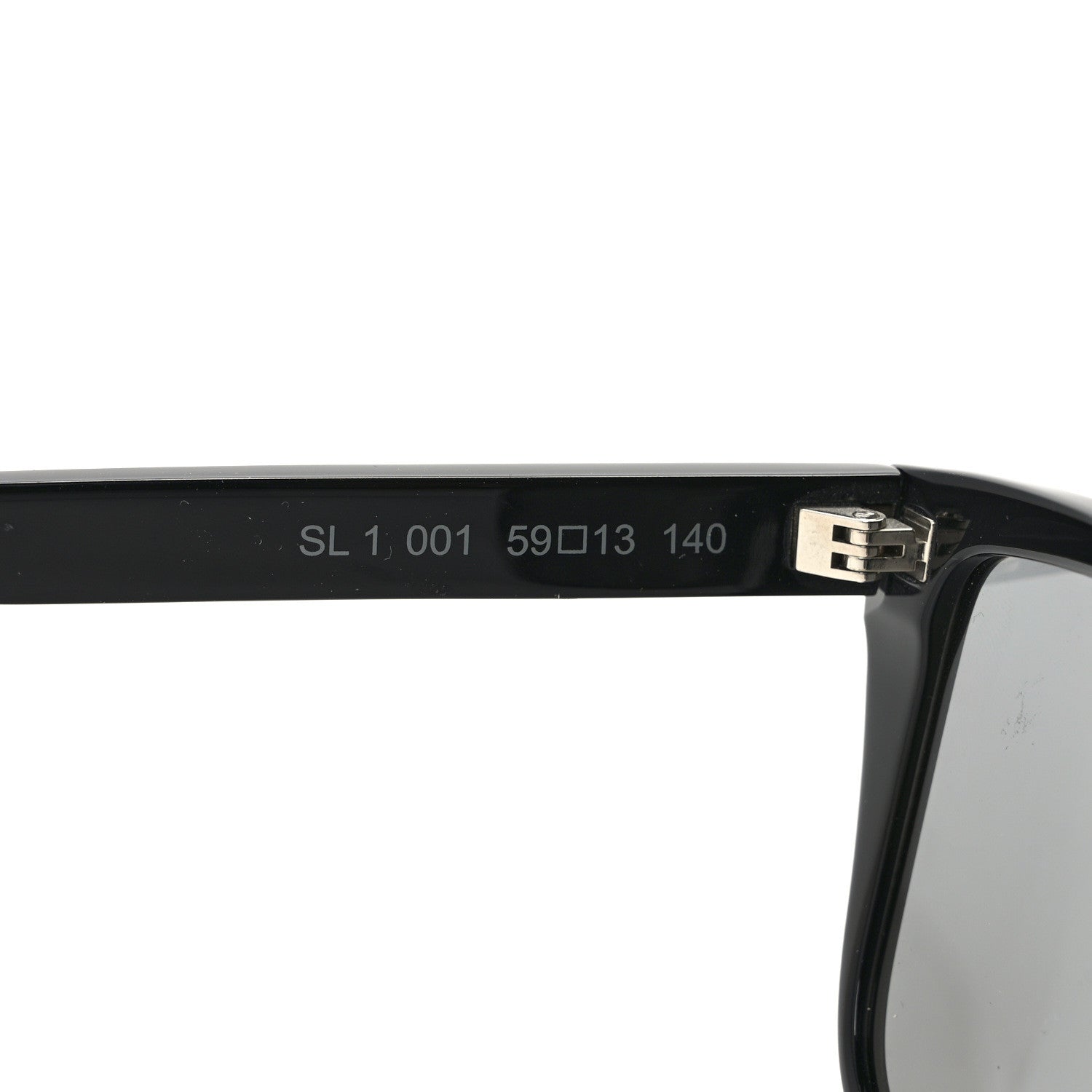 Saint Laurent Acetate SL1 Sunglasses Black Black 7 of 8