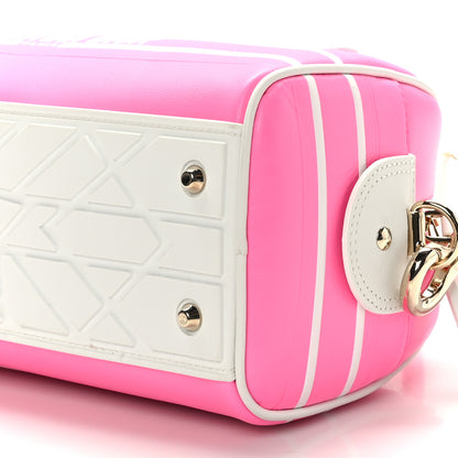 Christian Dior Calfskin Small Dior Vibe Zip Bowling Bag Pink Multicolor 9 of 9