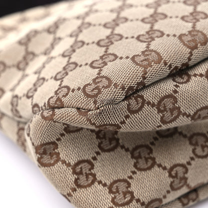 Gucci Monogram Medium Horsebit Chain Hobo Dark Brown 8 of 15