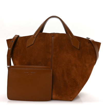 Proenza Schouler Suede Large Chelsea Tote Saddle 2 of 10