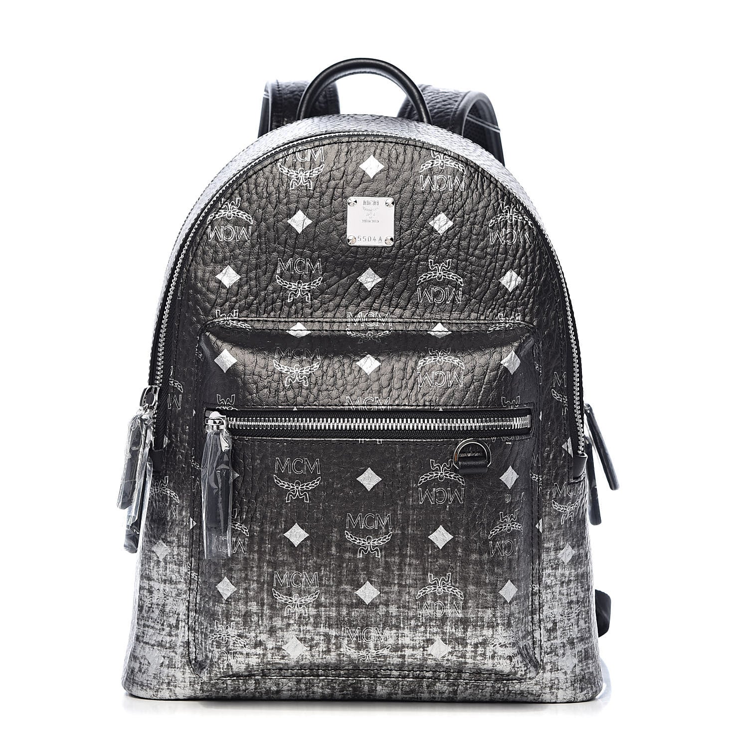 MCM Gradation Visetos Small Stark Backpack Silver 1 of 9
