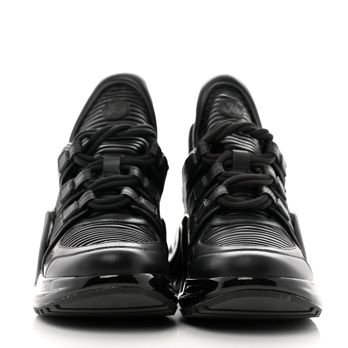 Calfskin LV Archlight Sneakers 37.5 Black