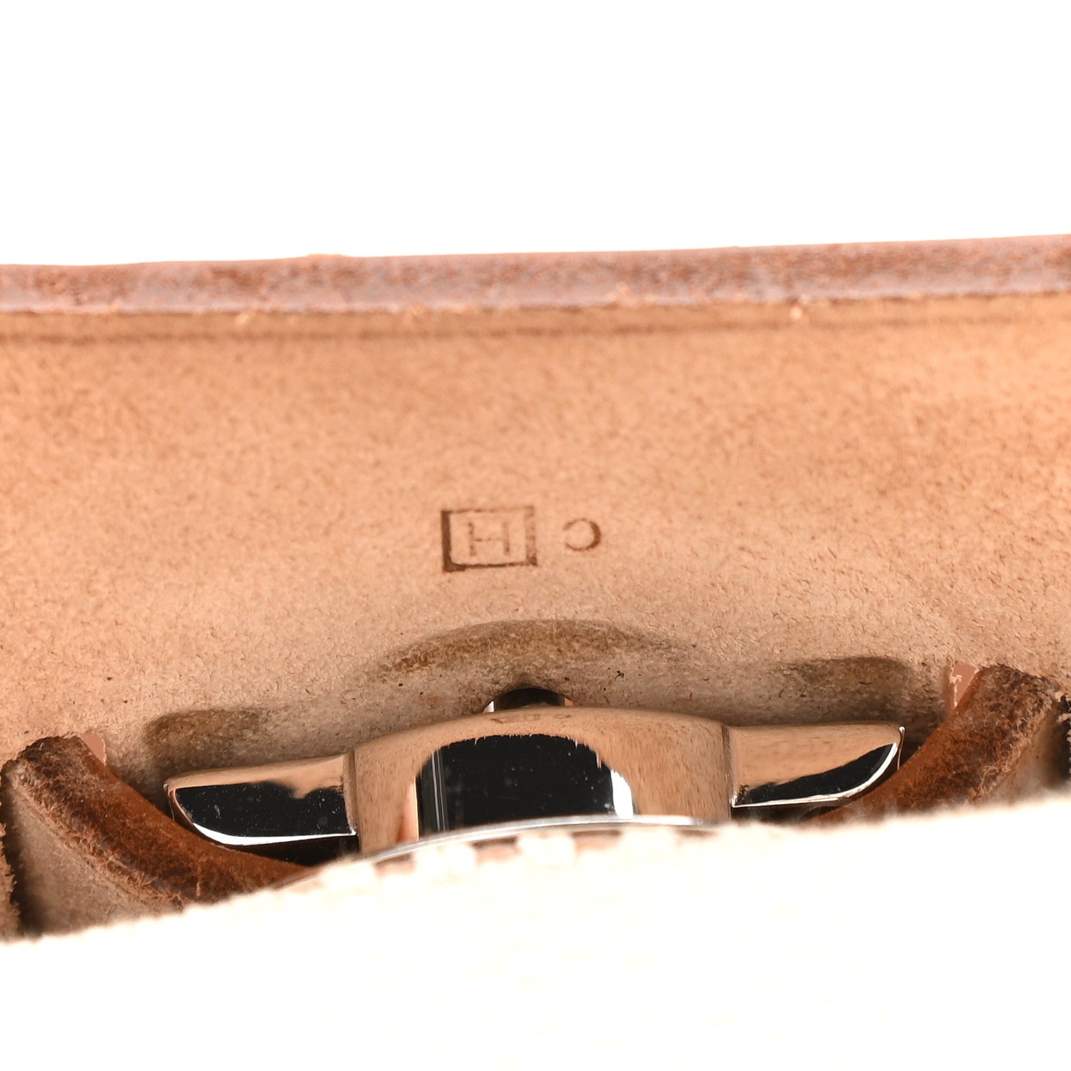 Hermes Toile Vache Calfskin Herbag 30 PM Backpack Natural 8 of 10
