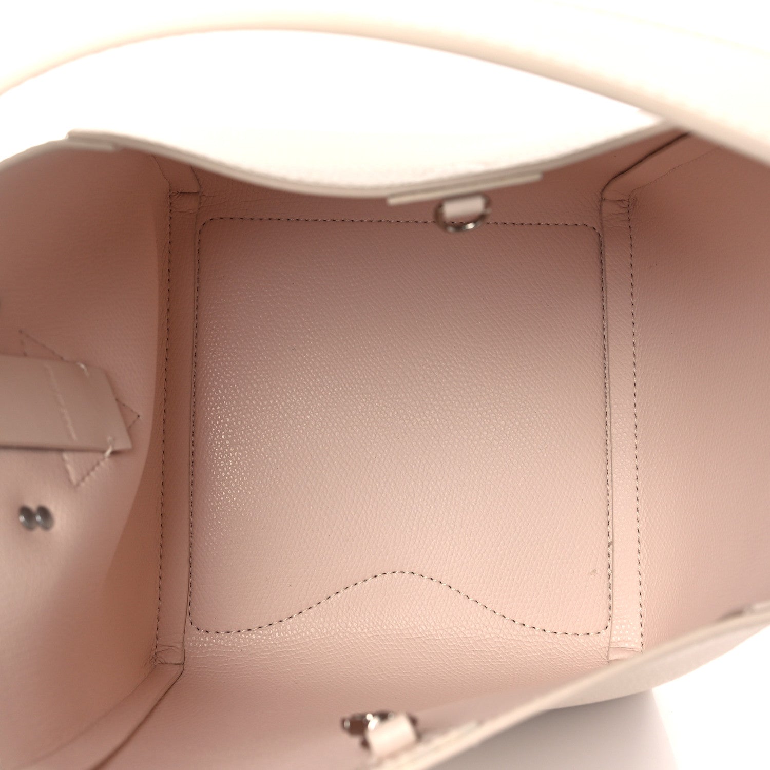 Christian Louboutin Calfskin Spiked Mini Cabachic Mini Bucket Bag Leche 5 of 8