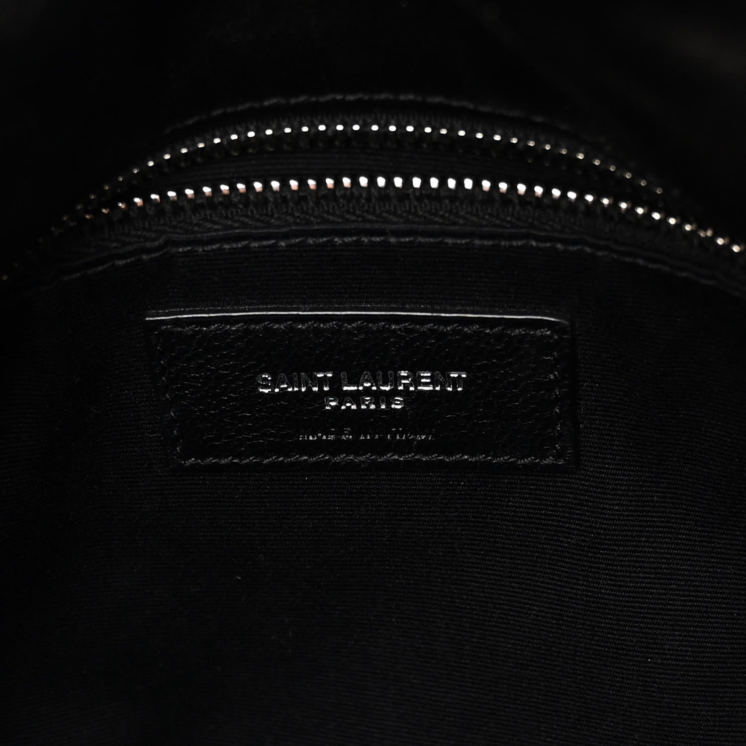 Saint Laurent SAINT LAURENT Lambskin Quilted Small Loulou Puffer Monogram Chain Satchel Black 6 of 9