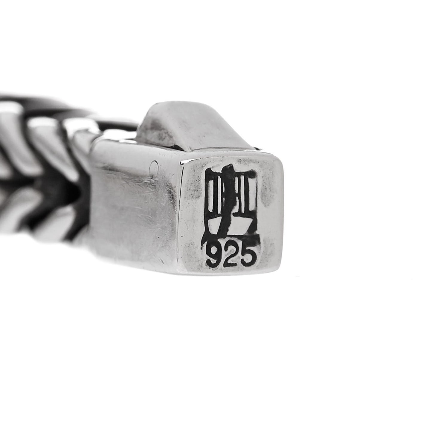 Sterling Silver 6mm Square Classic Chain Bracelet