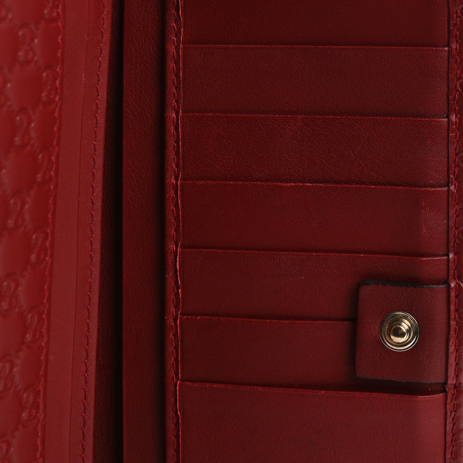 Gucci Soft Microguccissima Continental Wallet Red 10 of 14