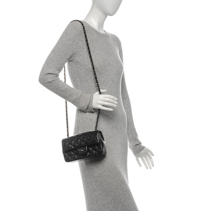 Chanel Caviar Quilted Mini Rectangular Flap Black 2 of 7