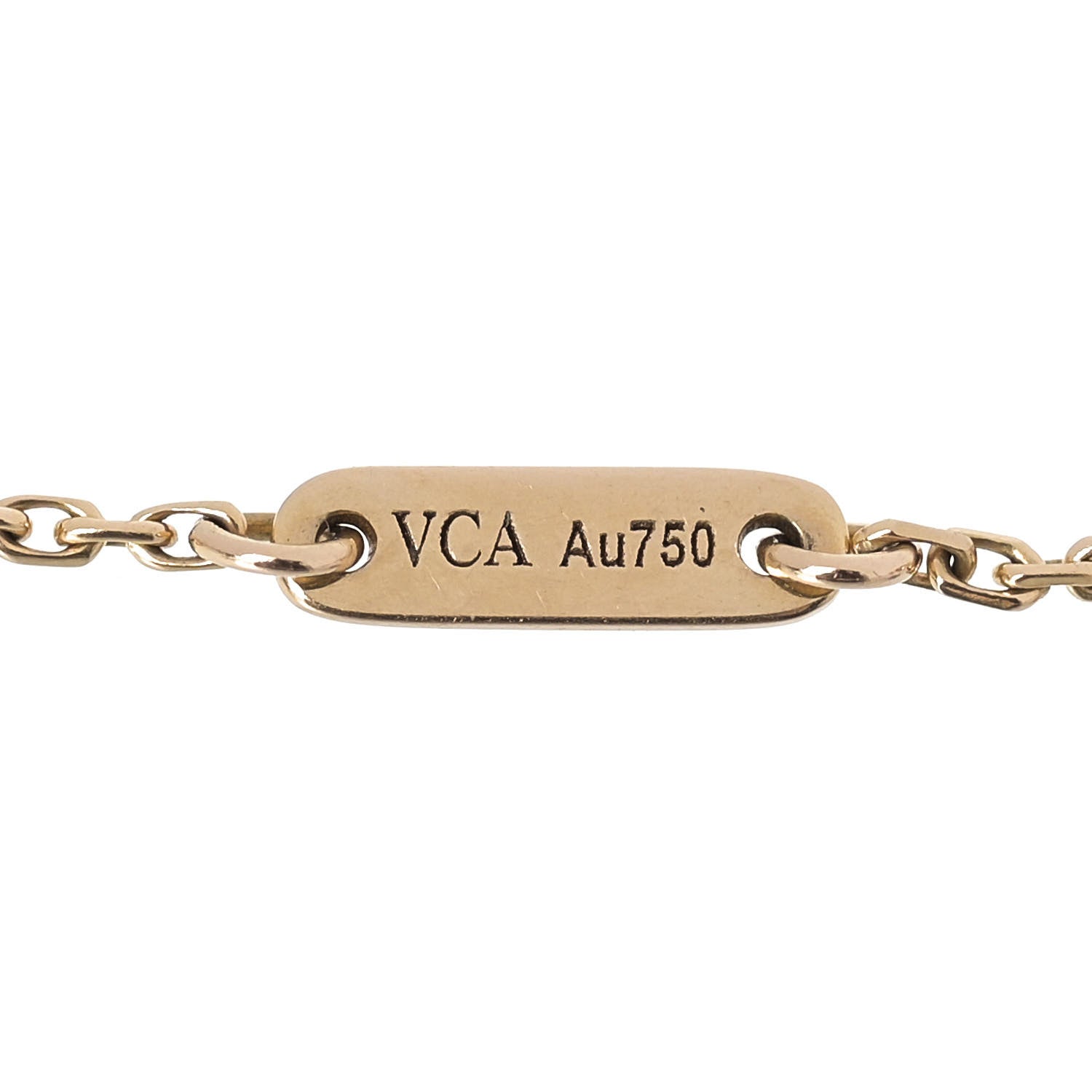 Van Cleef & Arpels 18K Yellow Gold Mother of Pearl Sweet Alhambra Bracelet 4 of 5