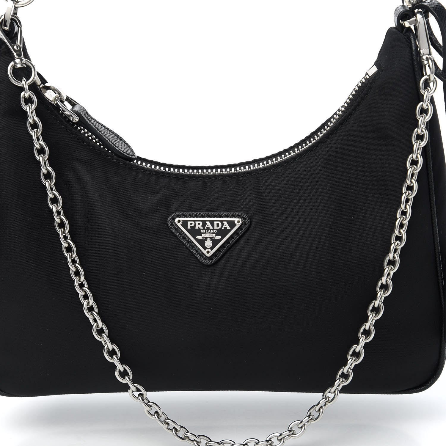 Prada Nylon Re-Edition 2005 Shoulder Bag Black 10 of 10