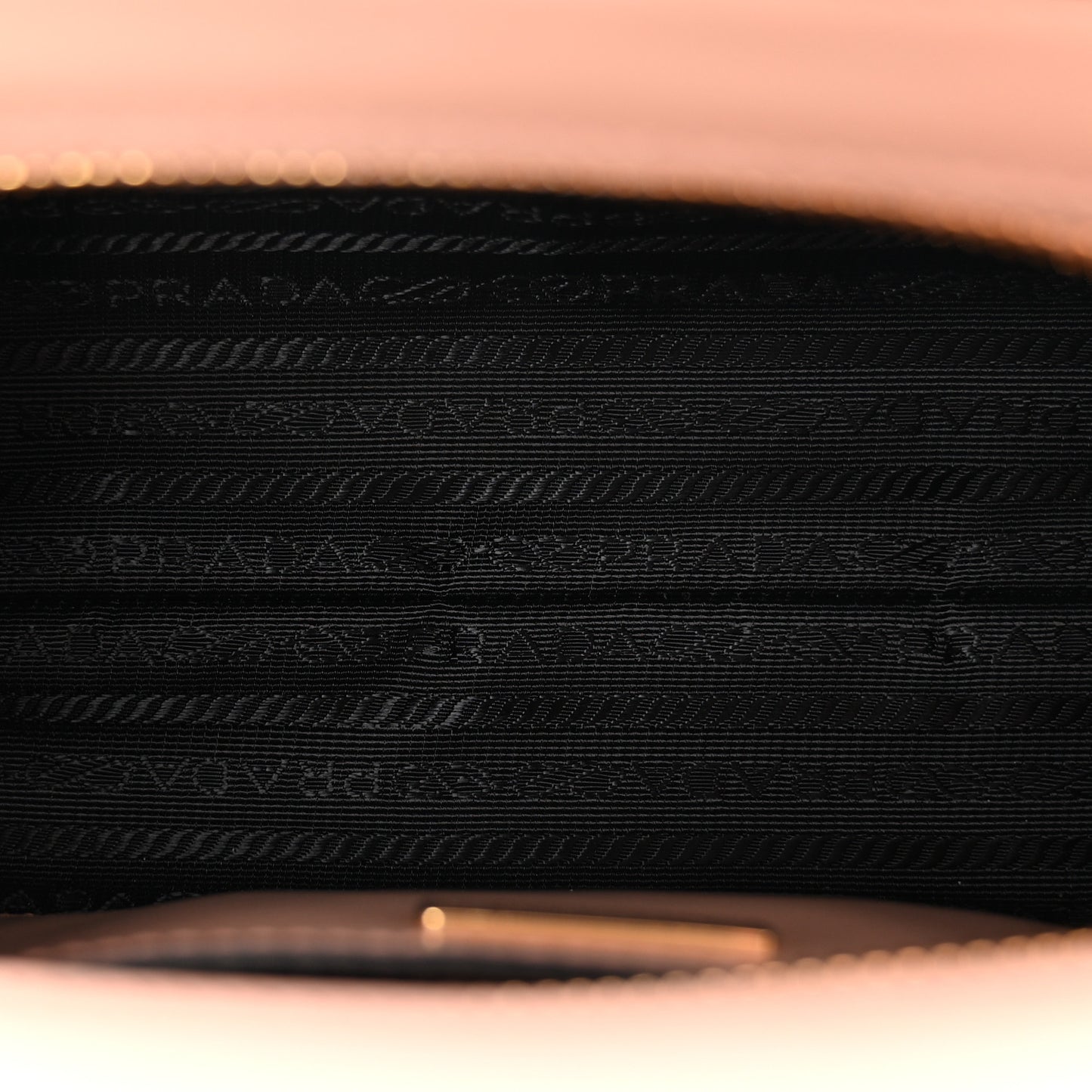 Saffiano Soft Calfskin Mini Zippered Tote Cipria