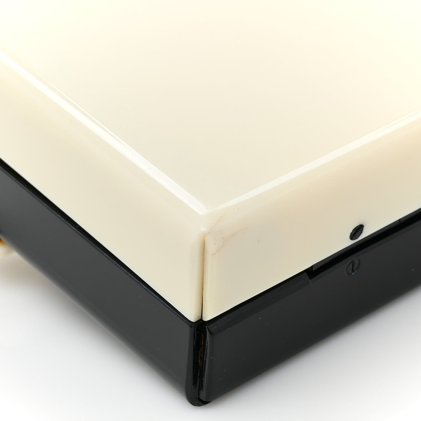 Acrylic Single Flap Black White