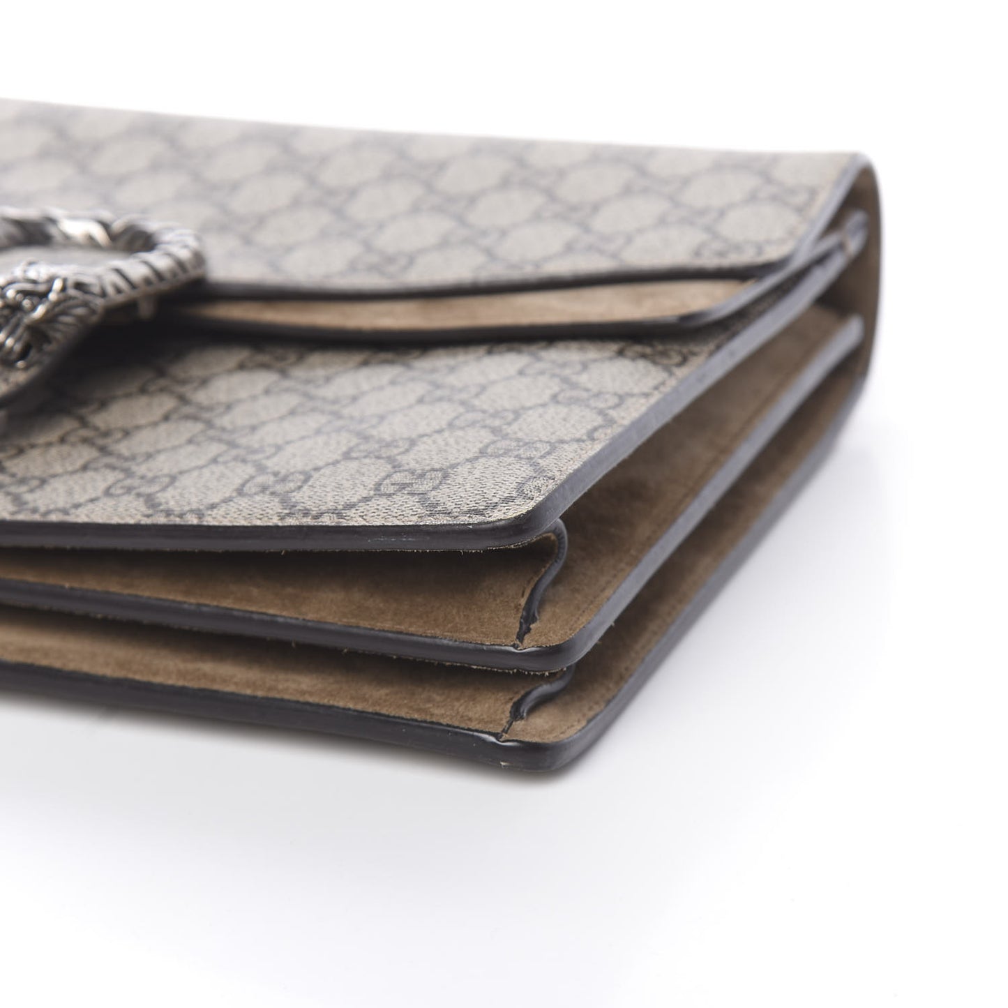 GG Supreme Monogram Medium Dionysus Shoulder Bag Taupe
