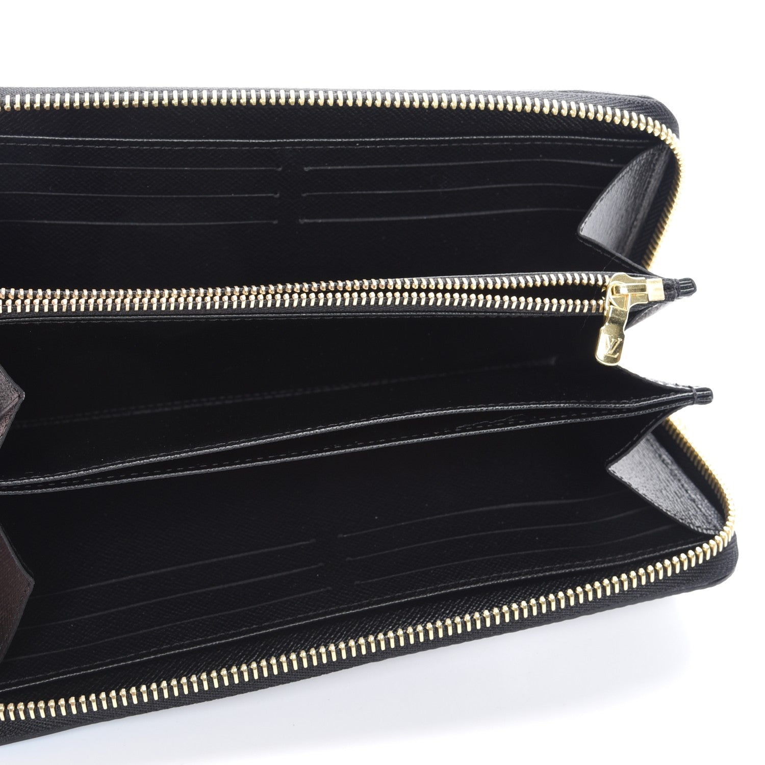 Louis Vuitton Epi Damier Race Zippy Wallet Black Rouge 5 of 8