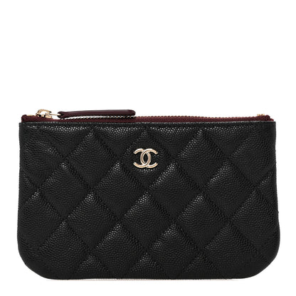 Chanel Caviar Quilted Small Cosmetic Case Black 1 of 7