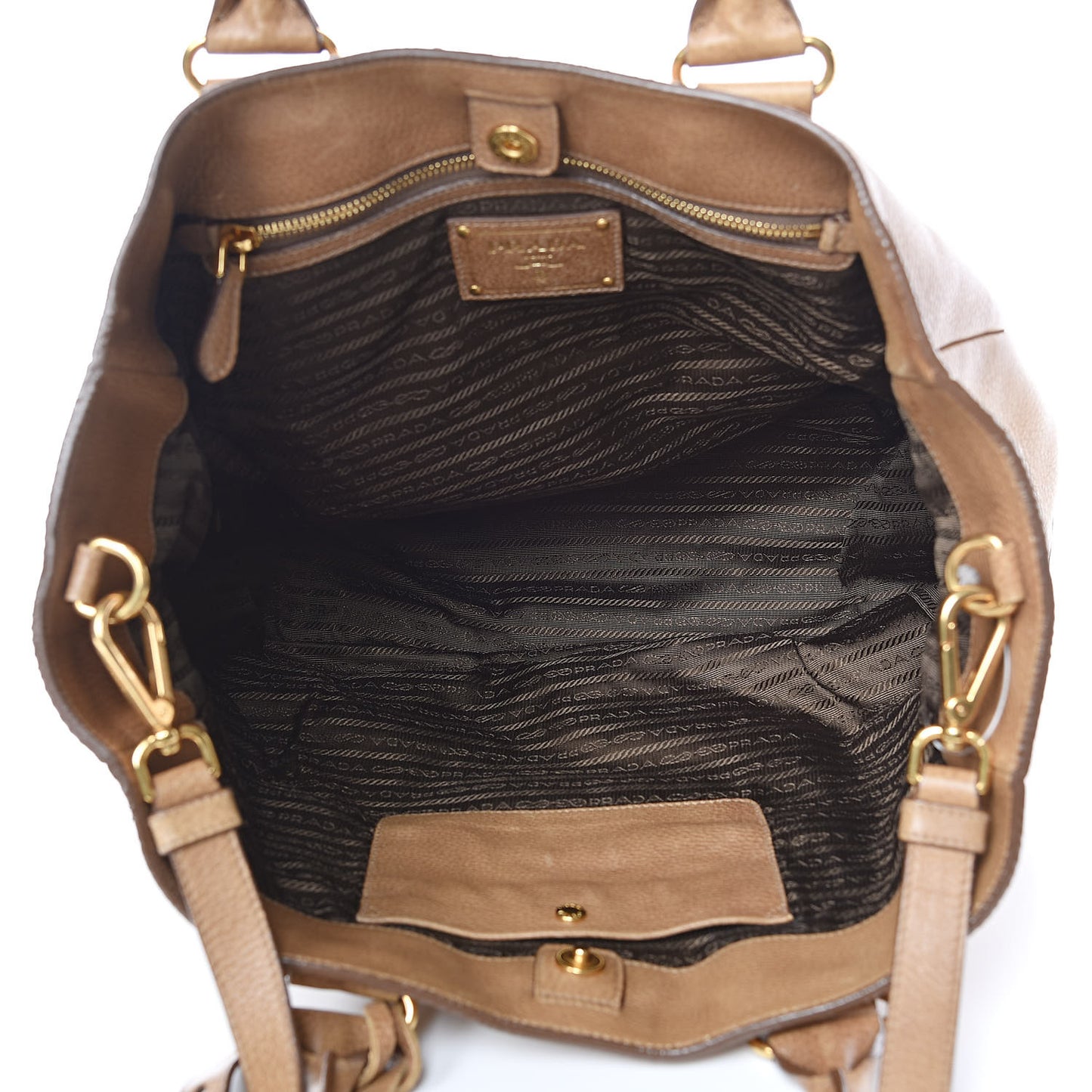 Vitello Daino Shopping Tote Sughero