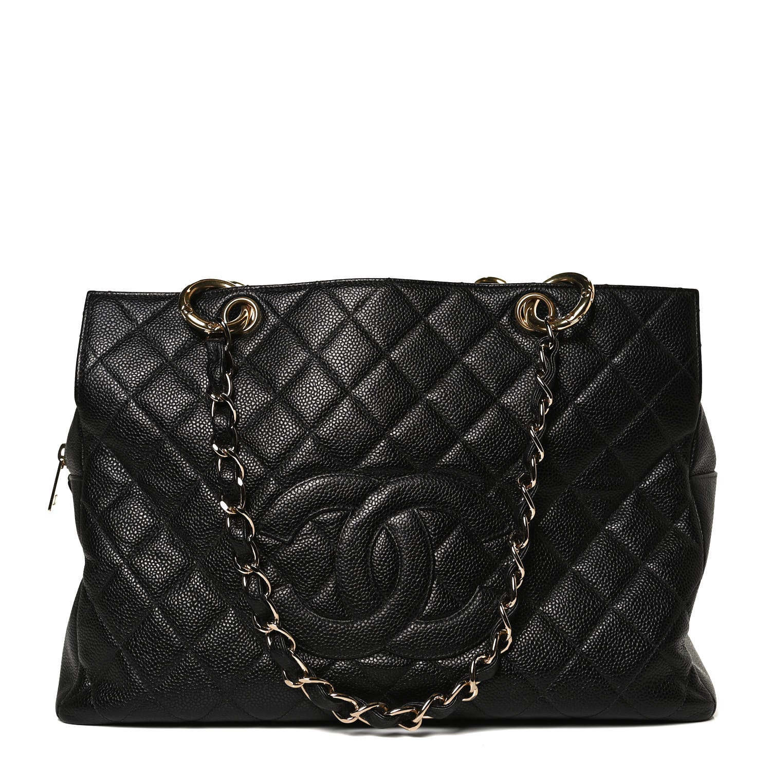 Chanel Caviar Quilted Grand Timeless Tote GTT Black 1 of 12