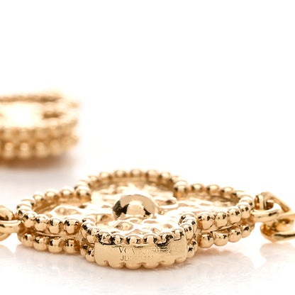 Van Cleef & Arpels 18K Yellow Gold 5 Motifs Vintage Alhambra Bracelet 3 of 5