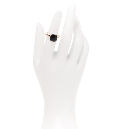 Pomellato 18K Rose Gold Smoky Quartz Classic Nudo Ring 50 5.25 2 of 5
