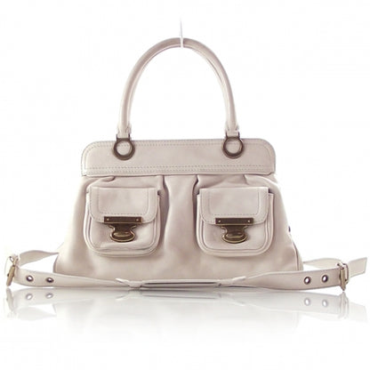 Marc Jacobs Leather Grace Kisslock Tote Linen 1 of 14