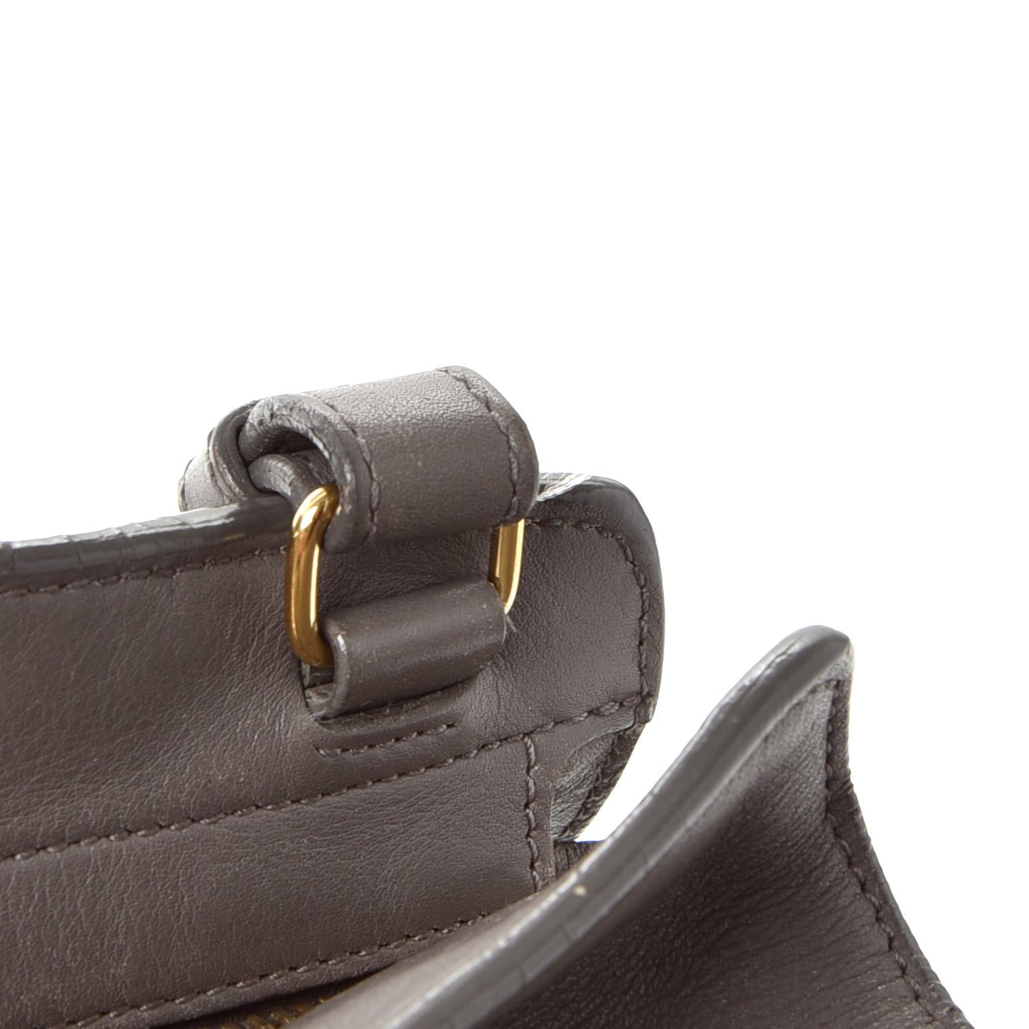 Calfskin Small Classic Y Cabas Fog