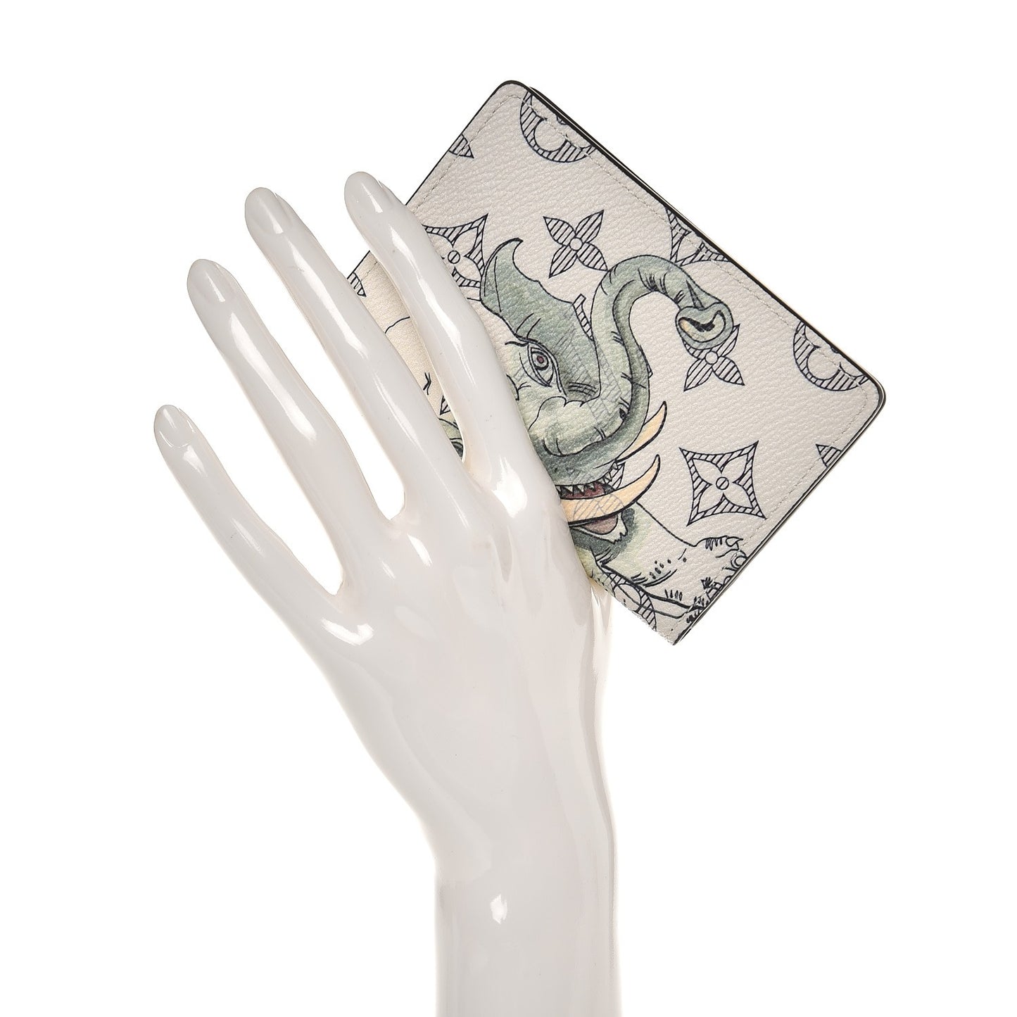 Savane Monogram Chapman Pocket Organizer White