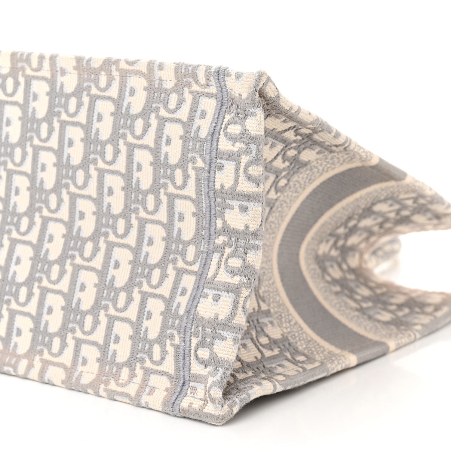 Christian Dior Oblique Medium Book Tote Grey 10 of 11