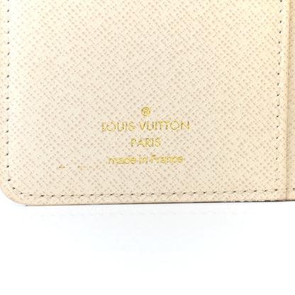 Louis Vuitton Mini Lin Croisette French Purse Wallet Blue 7 of 12