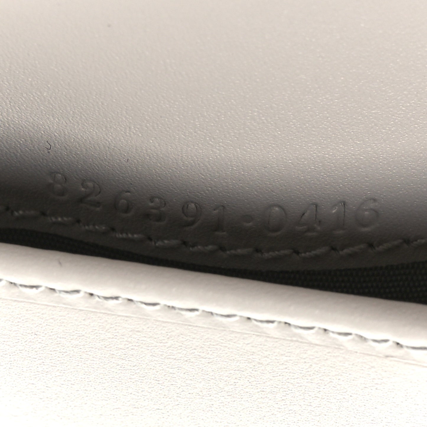 Guccissima Mirror Effect Card Holder Silver