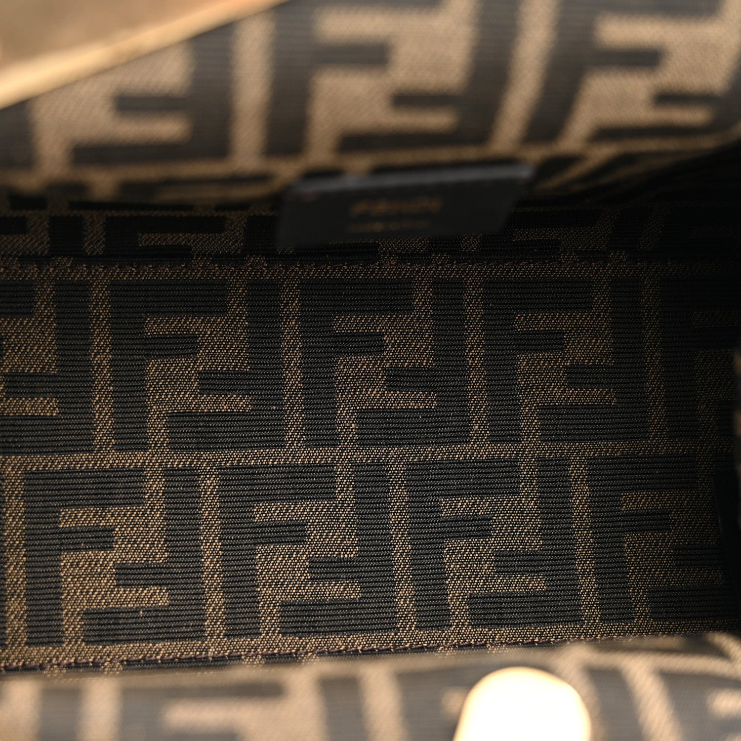 Fendi Shiny Nappa Small Fendi First Black 5 of 11