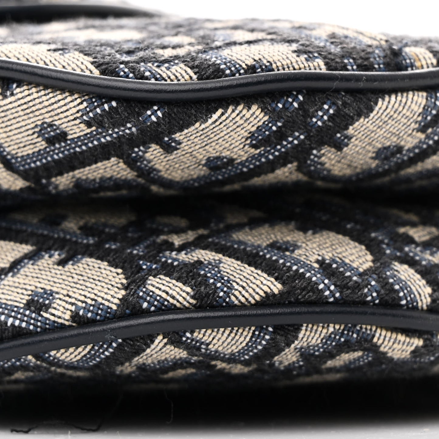 Oblique Mini Saddle Bag Blue