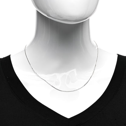 Cartier 18K White Gold Chain Necklace 2 of 5