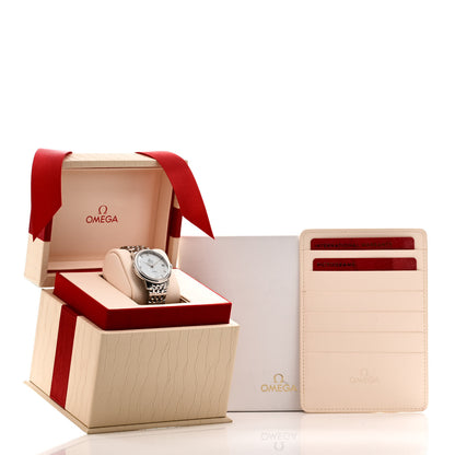 Omega Stainless Steel Mother of Pearl 32mm De Ville Prestige Co-Axial Automatic Watch 424.10.33.20.05.001 5 of 5