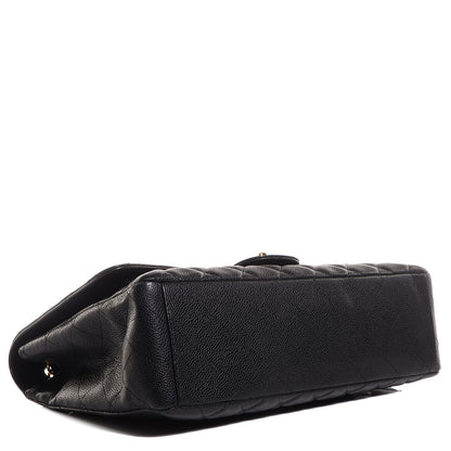 Chanel Caviar Quilted Maxi Single Flap Black 4 of 8