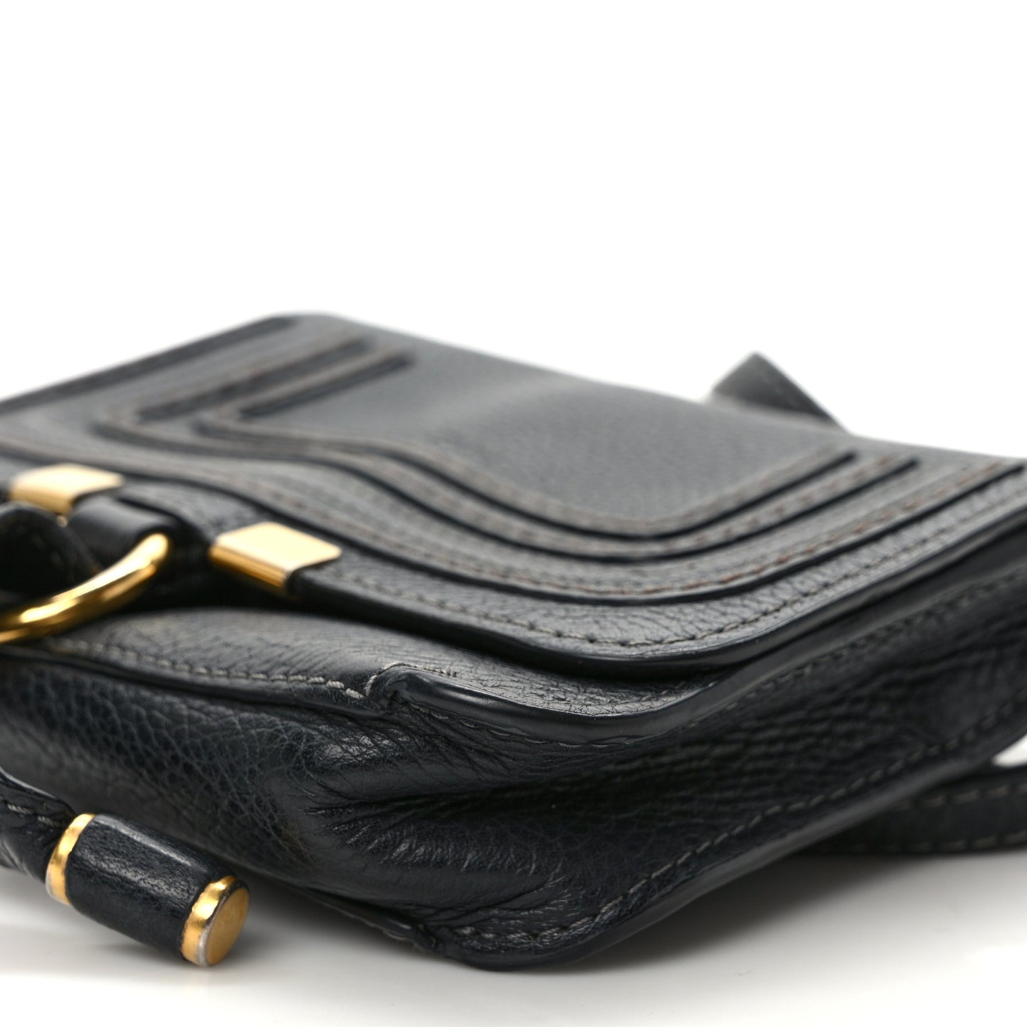 Calfskin Marcie Convertible Belt Bag Black