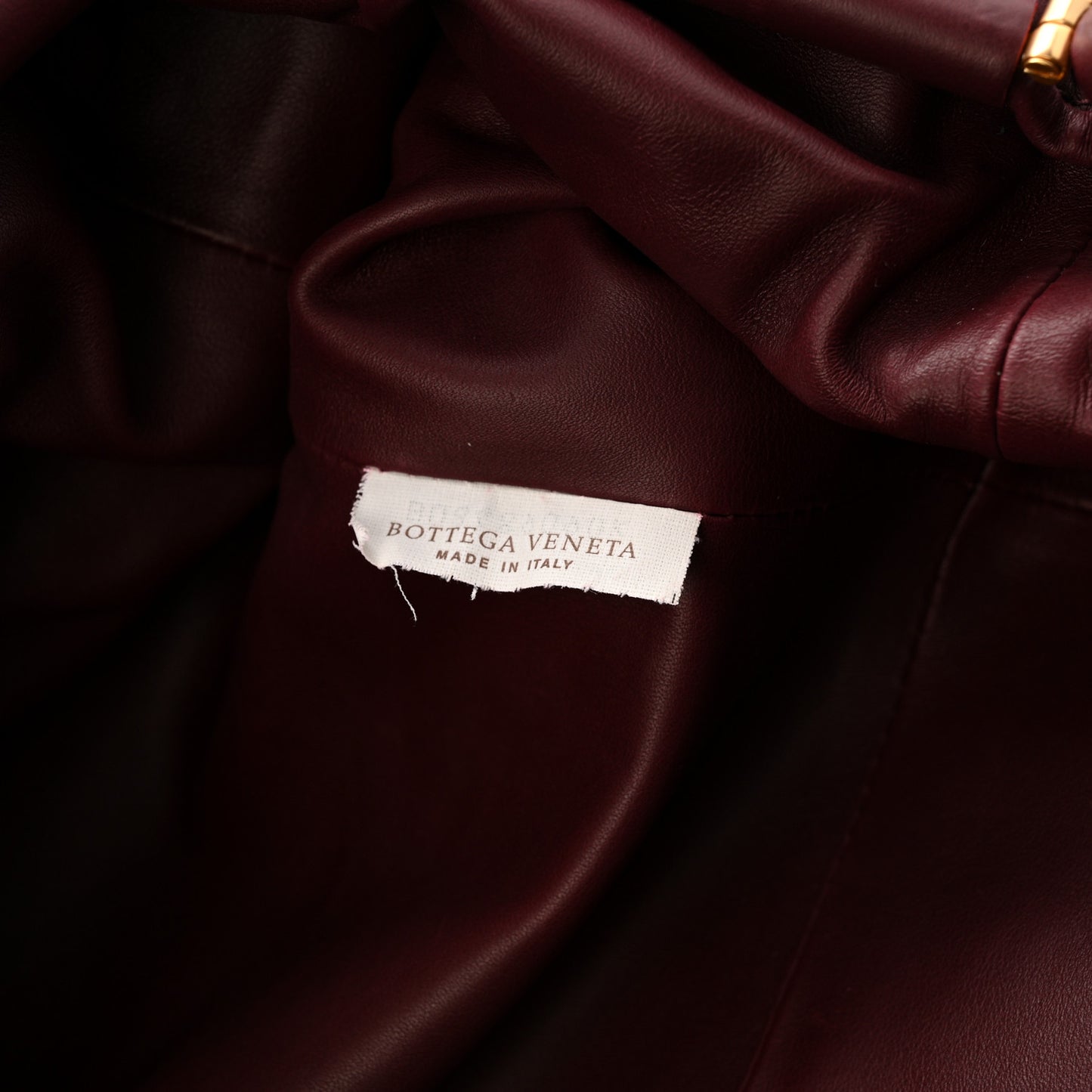 Smooth Butter Calf The Pouch Oversized Clutch Bordeaux