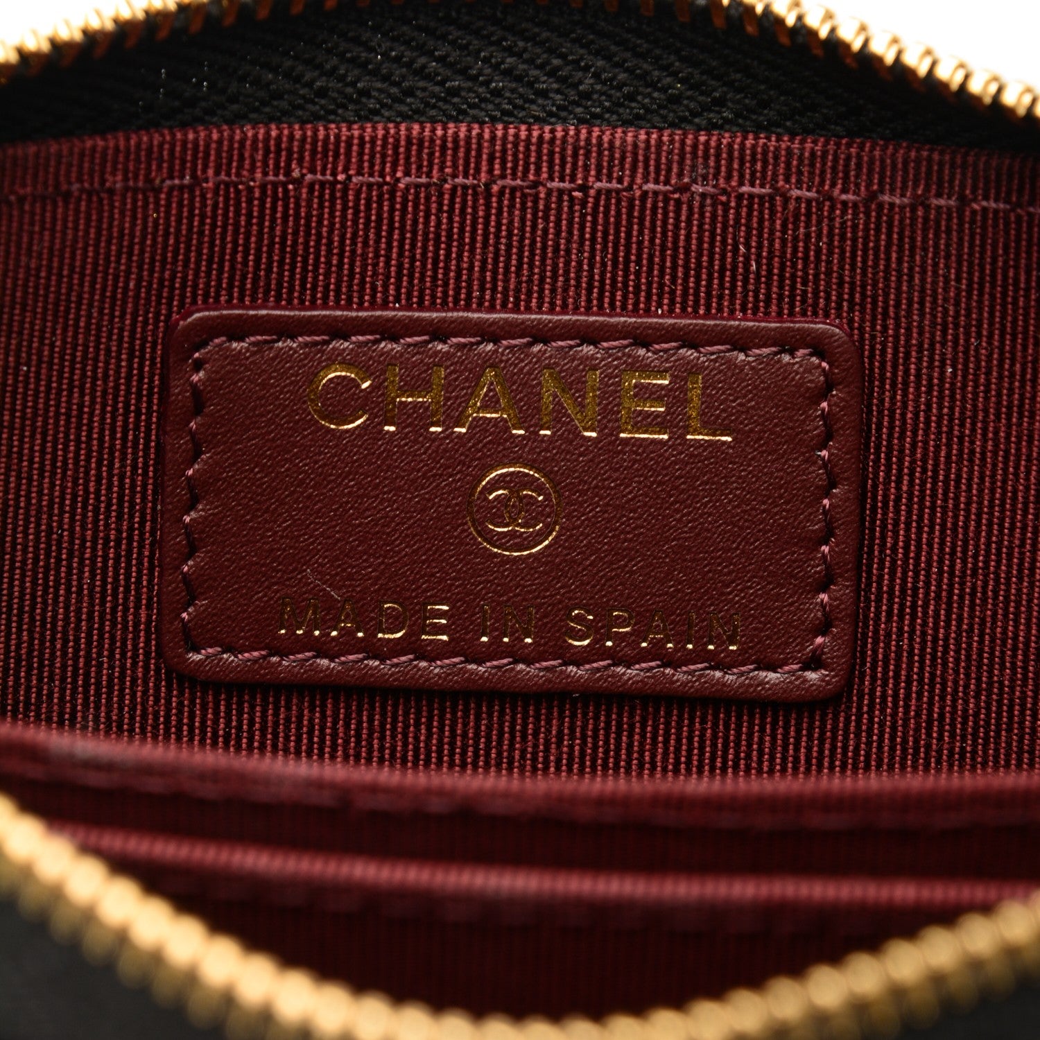 Chanel Caviar Quilted Zip Coin Purse Black 6 of 7