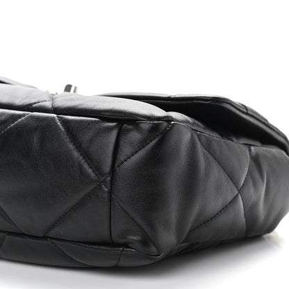 Chanel Lambskin Quilted Large Chanel 19 Flap Black 10 of 11