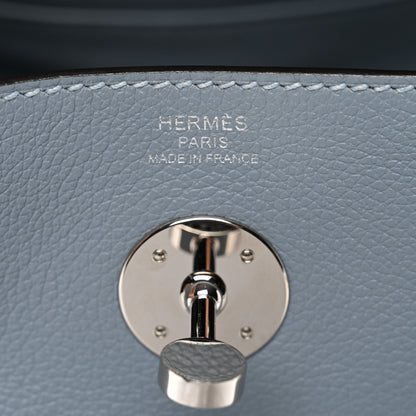 Hermes Evercolor Lindy 26 Bleu Lin 6 of 10
