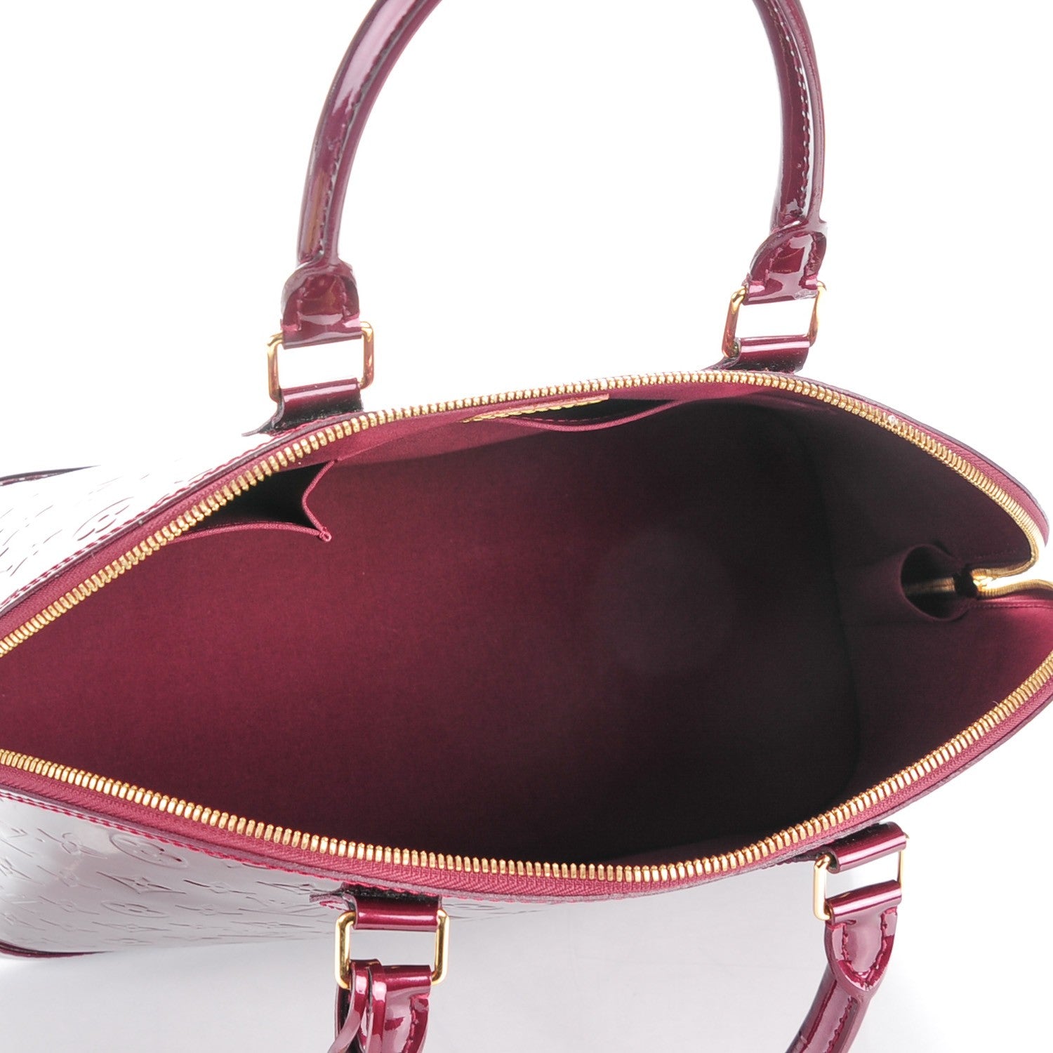 Louis Vuitton Vernis Alma GM Rouge Fauviste 5 of 7