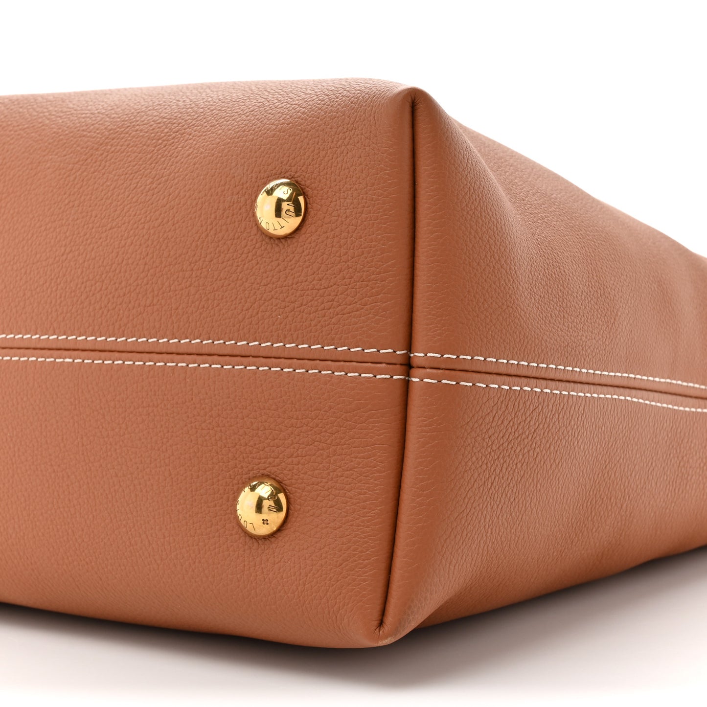 Grained Calfskin Low Key Hobo PM Cognac