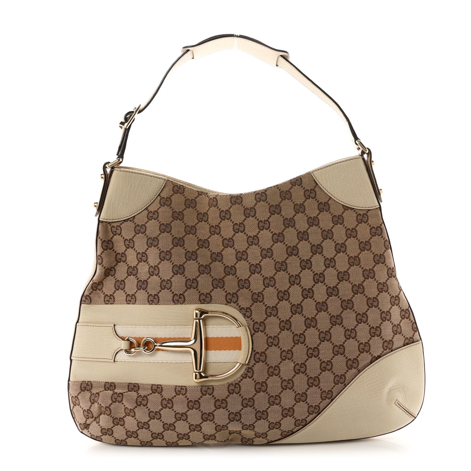 Gucci Monogram Hasler Large Hobo White 1 of 10