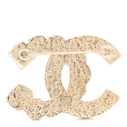 Chanel Pearl CC Crystal Brooch Gold Multicolor 3 of 5