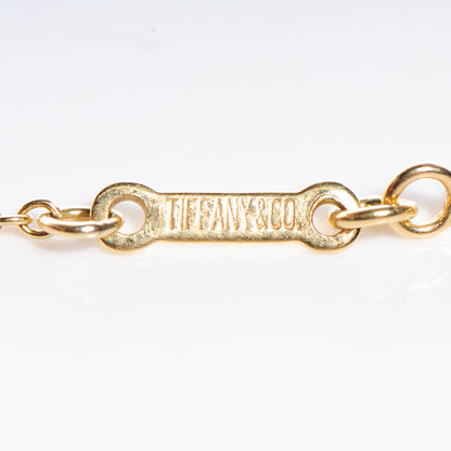 Tiffany 18K Yellow Gold Diamond Large Elsa Peretti Open Heart Pendant Necklace 7 of 7