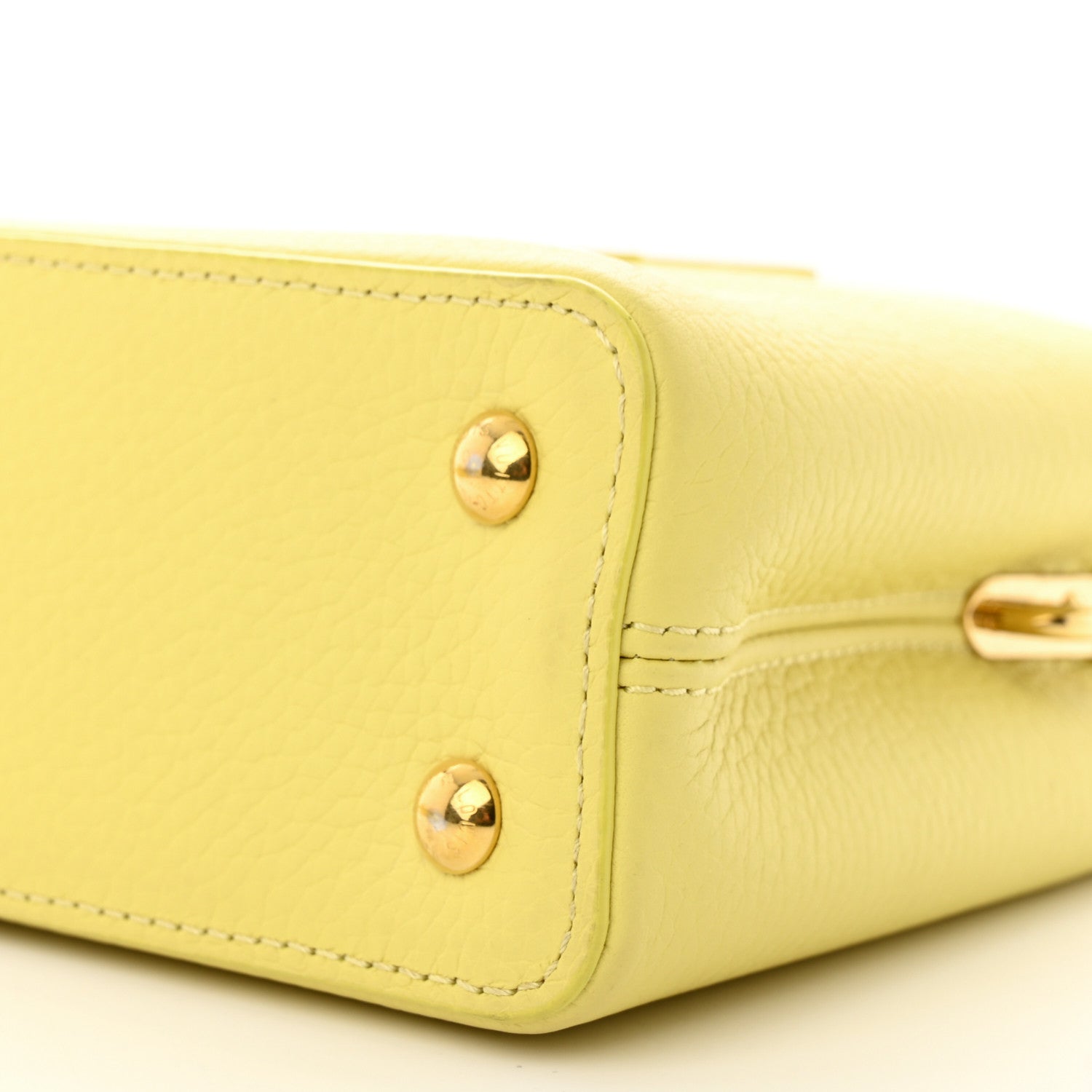 Louis Vuitton Taurillon Mini Chouchou Capucines Jaune 9 of 9