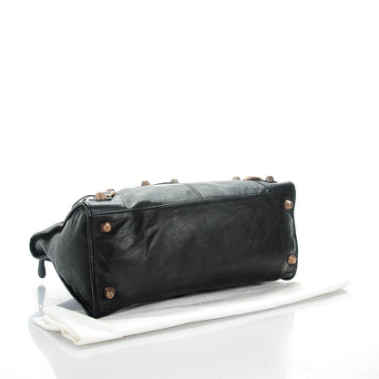 Balenciaga Agneau Giant 21 Rose Gold Hardware Work Black 4 of 8