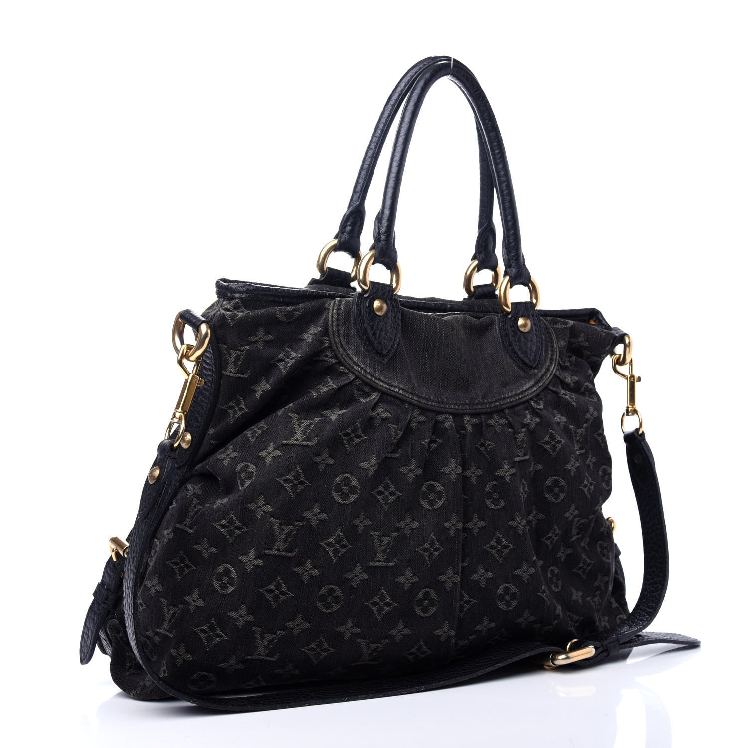 Louis Vuitton Denim Neo Cabby GM Black 3 of 10
